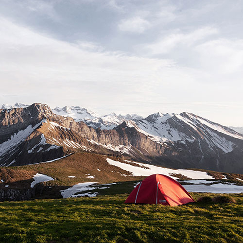 tent in montain